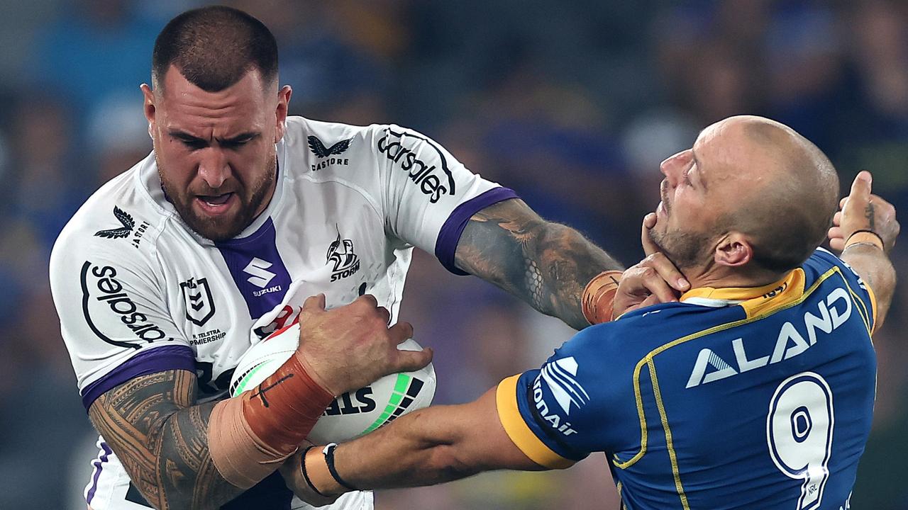 The Eels showed some teething issues in attack which will need to be fixed immediately after their loss to the Storm. Picture: Cameron Spencer / Getty Images