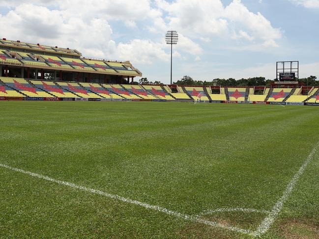 MALACCA, MALAYSIA - OCTOBER 03:  A general view of Hang Jebat Stadium on October 3, 2017 in Malacca, Malaysia.  (Photo by Robert Cianflone/Getty Images)