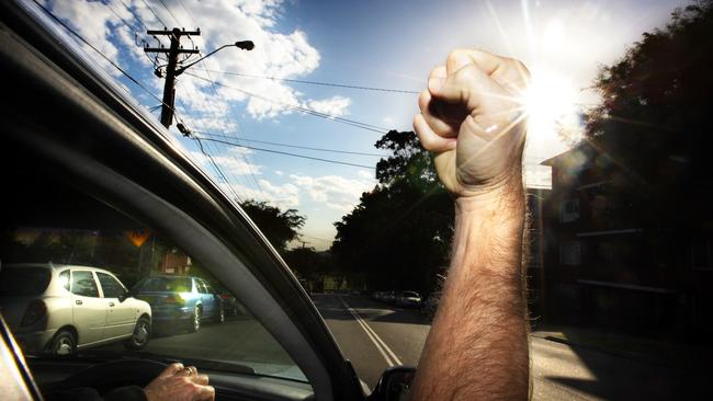 A truckie who mistook a polite wave for a rude gesture has fronted court.