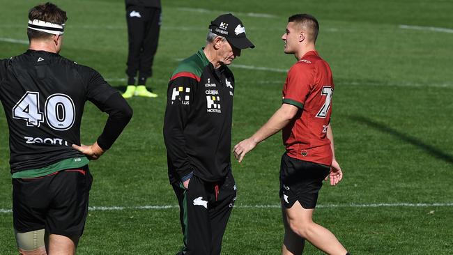 Wayne Bennett said confusion over the code’s recent changes to COVID guidelines may have left him in breach of the protocols. Picture: Joel Carrett/NCA NewsWire