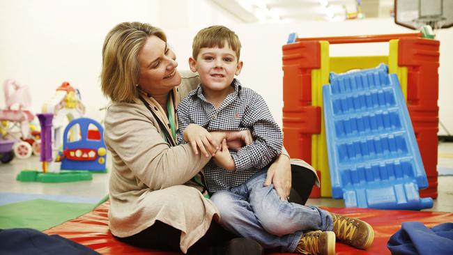 Get mad, in the right places. Hollie Hughes and her son Fred.