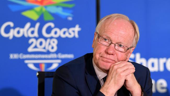 Gold Coast 2018 Commonwealth Games Corporation (GOLDOC) Chairman Peter Beattie — invite him for a beer. (AAP Image/Dave Hunt)