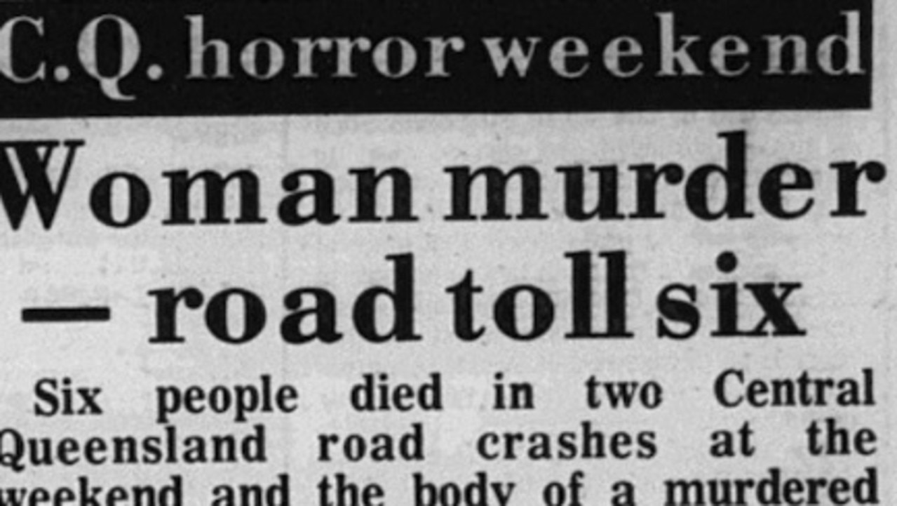 Headlines around the murder of Queenie Hart.