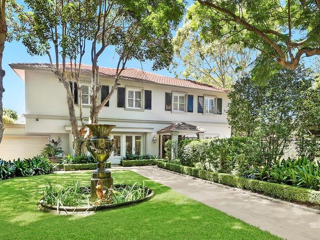 The Bellevue Hill mansion.
