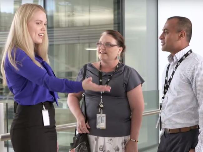 Actual dialogue from the Finance Department recruitment ad: 'Hey guys, I’m going to get a paleo pear and banana bread if you would care to join me.'