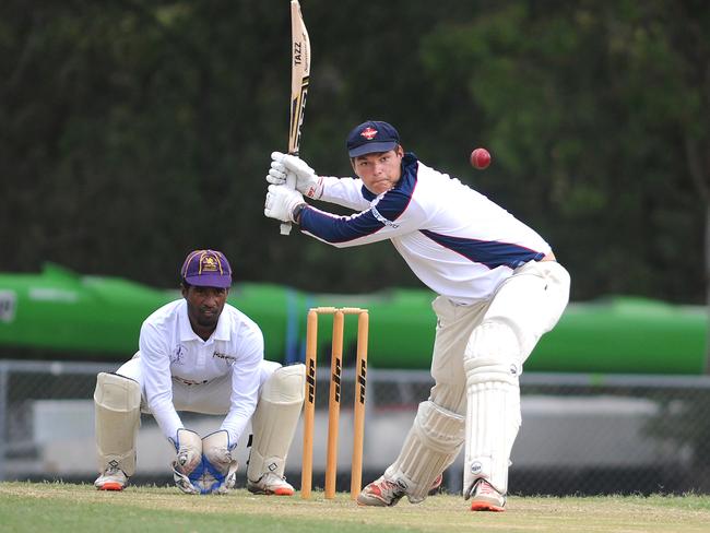 Mudgeeraba Nerang batsman Dayne Siede. Picture John Gass