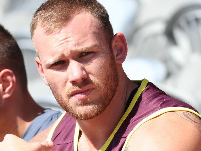 Broncos return for pre-season training at St Lucia Athletic track.. Matt Lodge . Pic Annette Dew