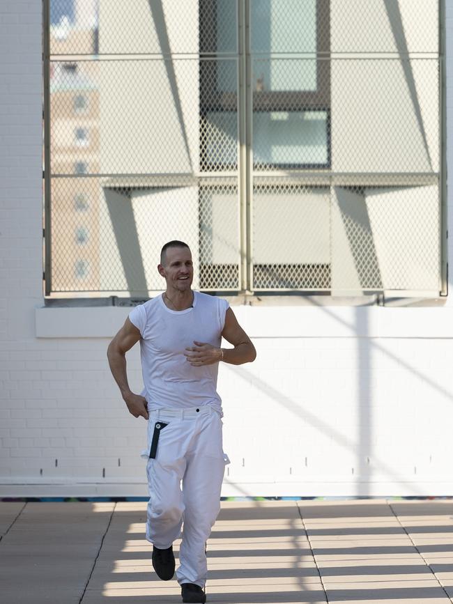 The man of the moment … Dion Lee at NYFW. Picture: Dion Lee