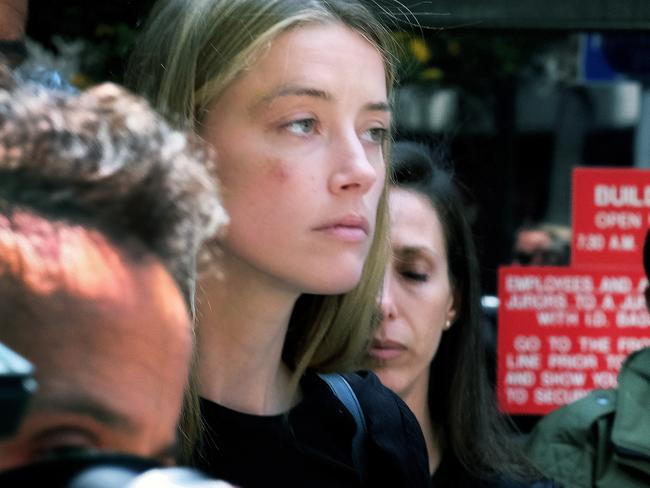 Amber Heard has accused Johnny Depp of attacking her. Picture: AP Photo/Richard Vogel