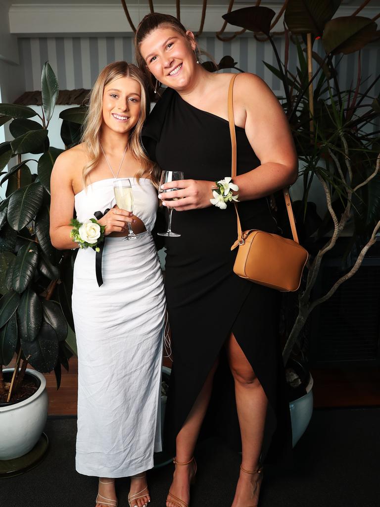 Ella Bedding and Ali Badenach. Fahan School leavers dinner at Seagrass Long Point in Sandy Bay. Picture: Nikki Davis-Jones