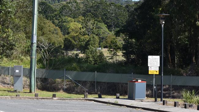 Police forensic teams are working on farmland near the Sleepy Hollow northbound rest area at the Pacific Highway after human remains were found.