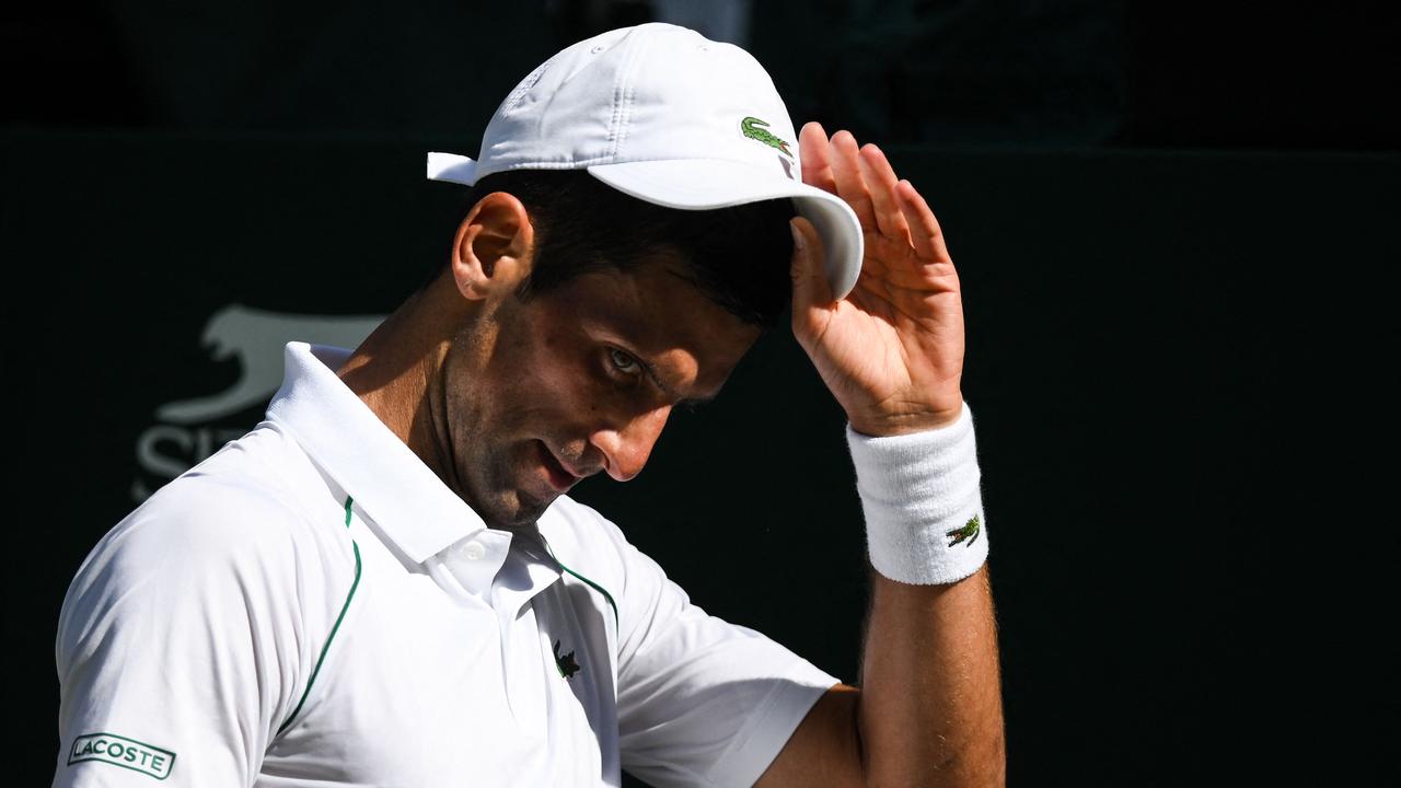 Novak will likely be banned from the US Open. Photo by Daniel LEAL / AFP