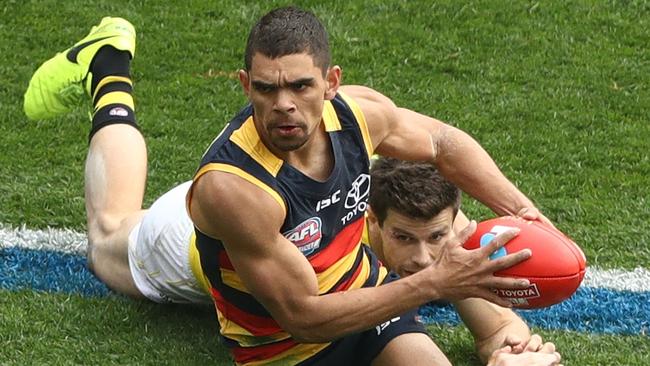 Charlie Cameron on the burst for the Adelaide Crows. Picture: Robert Cianflone/AFL Media/Getty Images