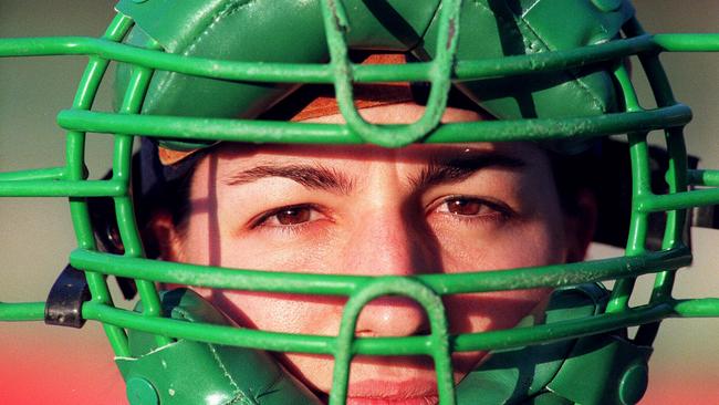 Australian Softball catcher, Marissa Carpadios. - Pic Grainger/Laffan