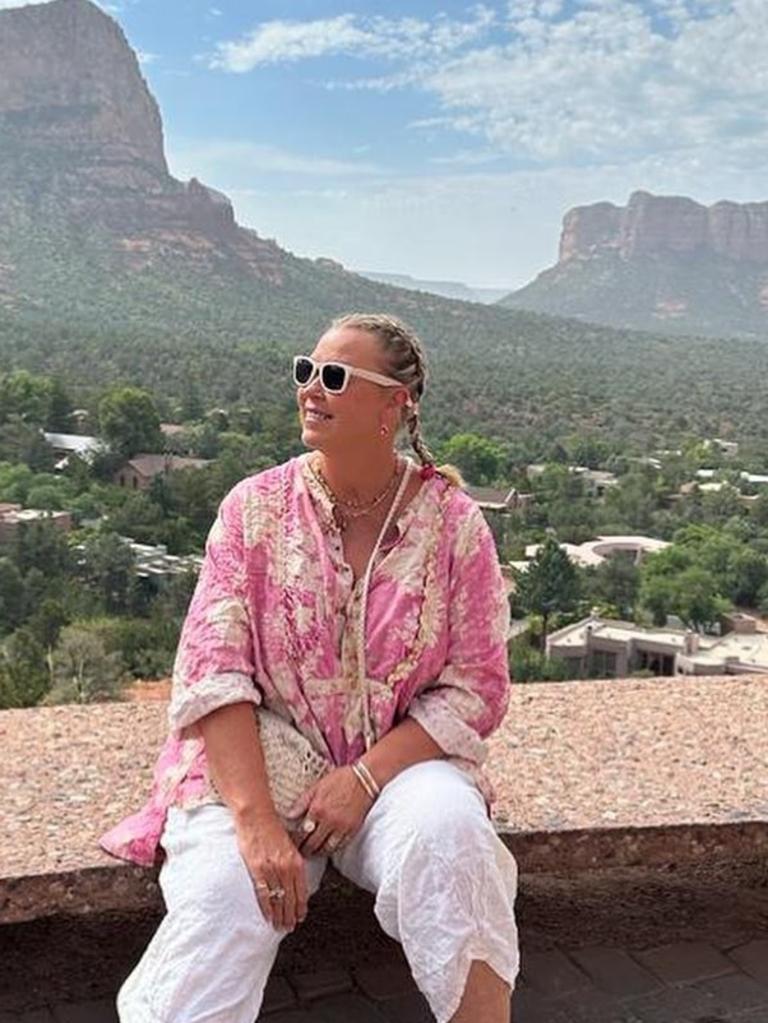 Lisa Curry in Arizona. Picture: Instagram