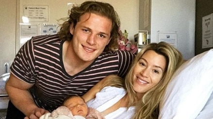 Only six months ago Jo gave birth to their second child Birdie. Picture: Instagram