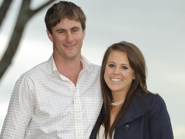 Former Farmer Wants a Wife. TV show’s contestants Scott Warby and Clare Spark. Picture: Supplied