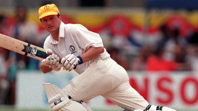 Steve Waugh in action for Australia at the 1998 Commonwealth Games.