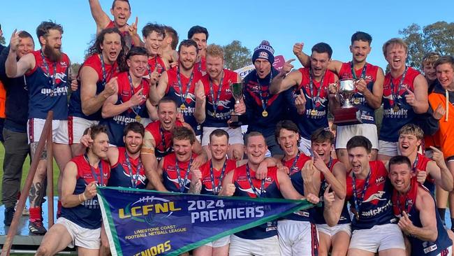 West Gambier is the 2024 LCFL premier. Picture: West Gambier Football Club