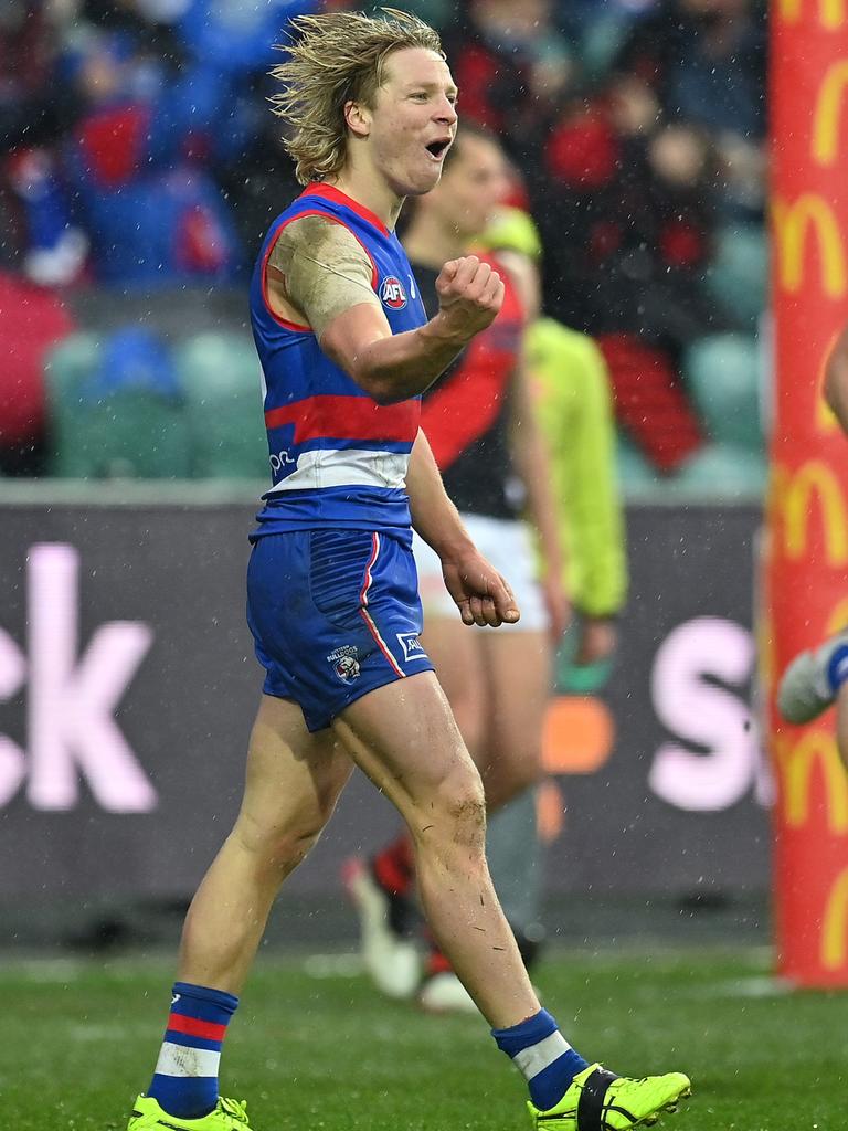 As has Cody Weightman for the Dogs. Picture: AFL Photos/Getty Images