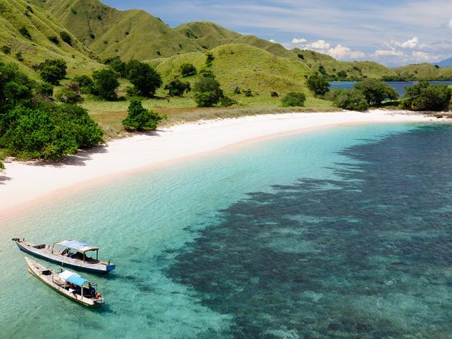 ESCAPE: Komodo Island, Koren Helbig. Indonesian beach no the Komodo national park in Indonesia"r"n. Picture: istock