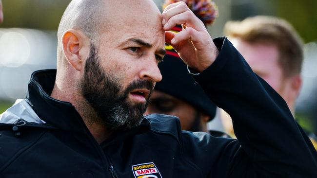 Former Goodwood Saints coach Luke Donaldson. Picture: Brenton Edwards