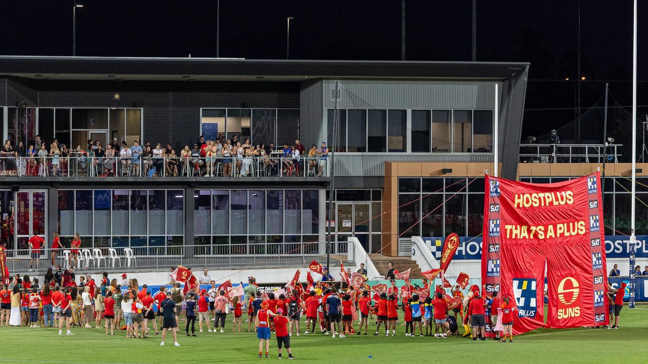Gold Coast Suns v Western Bulldogs 2025 AFL match at TIO Stadium. Picture: Pema Tamang Pakhrin