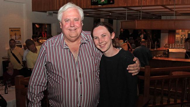 Clive Palmer pictured with his daughter Emily. Photo Darryn Smith / Sunshine Coast Daily