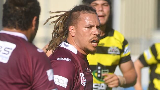 Townsville A Grade rugby league game between Souths and Centrals at Townsville Sports Reserve. Souths Shaun Nona. Picture: Evan Morgan