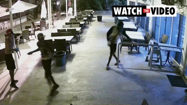 Watch the full length, terrifying video as the club comes under siege with workers inside it