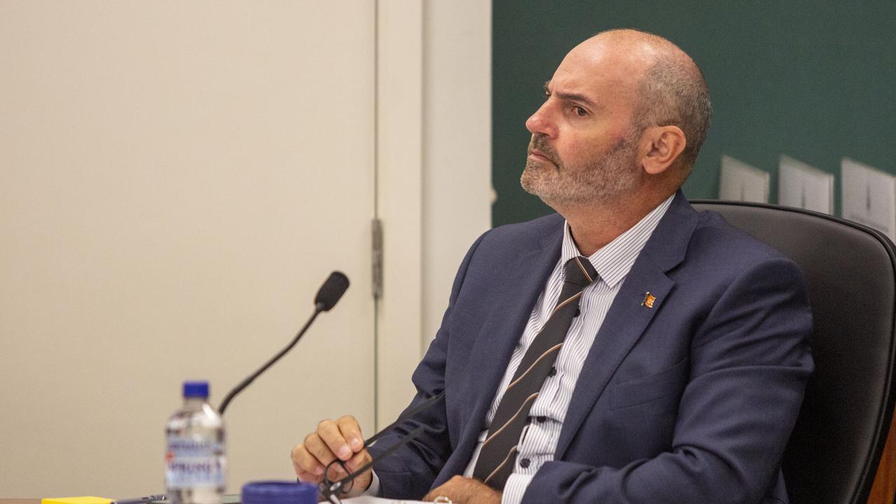 Member for Namatjira Bill Yan during Estimates Committee. Picture: Floss Adams.