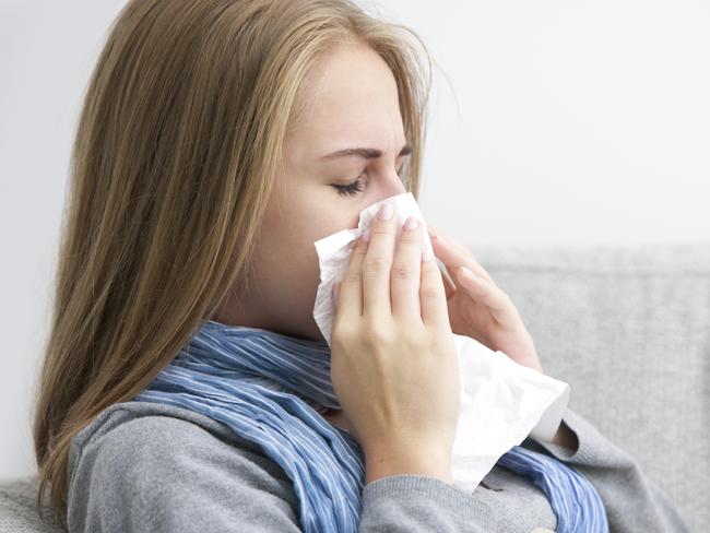 Generic photo of a woman with the flu shot.   Picture: iStock