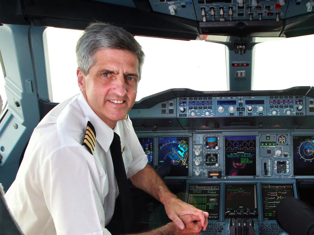 Richard de Crespigny, a pilot of 34 years, said passengers and staff ‘have suffered at the hands of poor Qantas governance’. Picture: Supplied