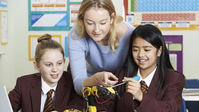 The federal government predicts a shortfall of about 4000 teachers across Australia by 2025.