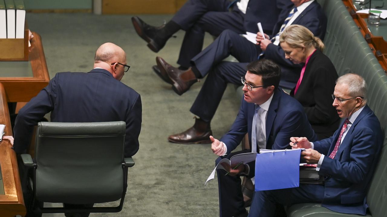 Reports emerged on the weekend of discontent among the Nationals party room under David Littleproud’s leadership. Picture: NCA NewsWire / Martin Ollman