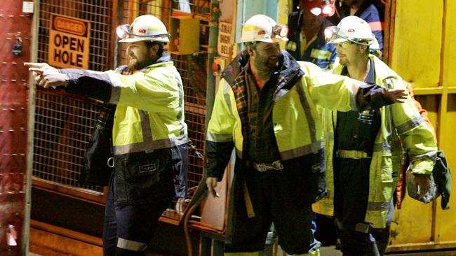 Australians watched on for an agonising two weeks in 2006 as rescuers fought to save the lives of Tasmanian miners Todd Russell and Brant Webb, trapped almost one kilometre underground at Beaconsfield. The photo of the two men finally emerging from the mine - beaming and waving - had people across the country crying with relief and joy.