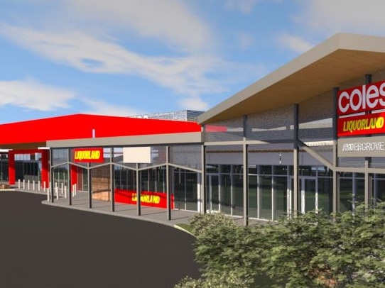 Coles Group development plans for a new shopping complex in Andergrove.