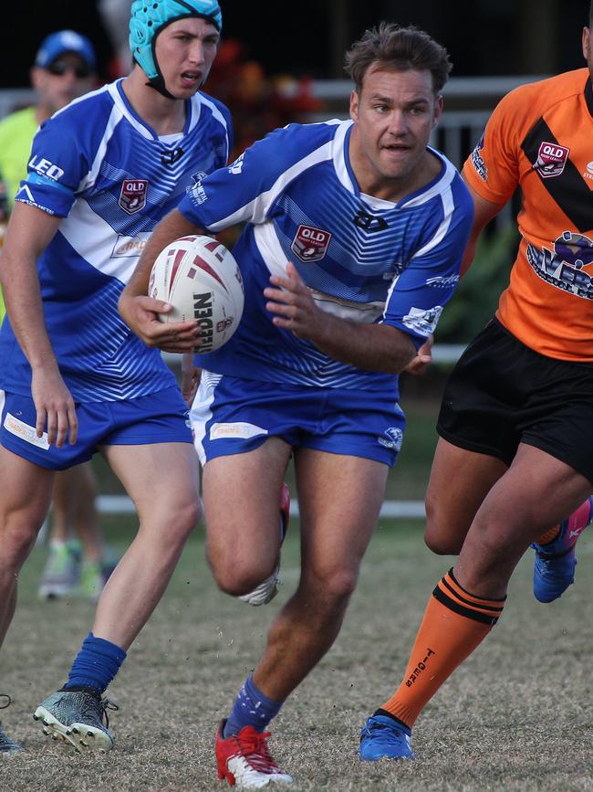 Round 13 Rugby League Gold Coast match between Southport and Tugun at Owen Park. Tugun Player Corey Morris. Pic Mike Batterham