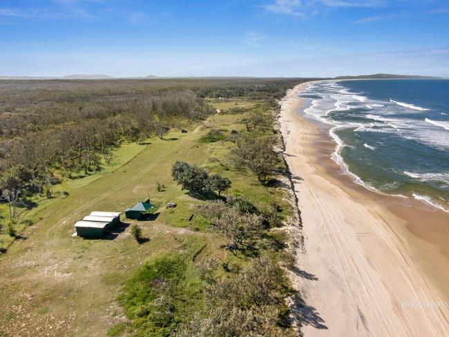 The hammer is set to fall on a 45ha property at Noosa North Shore that's been owned by a family for 40 years.