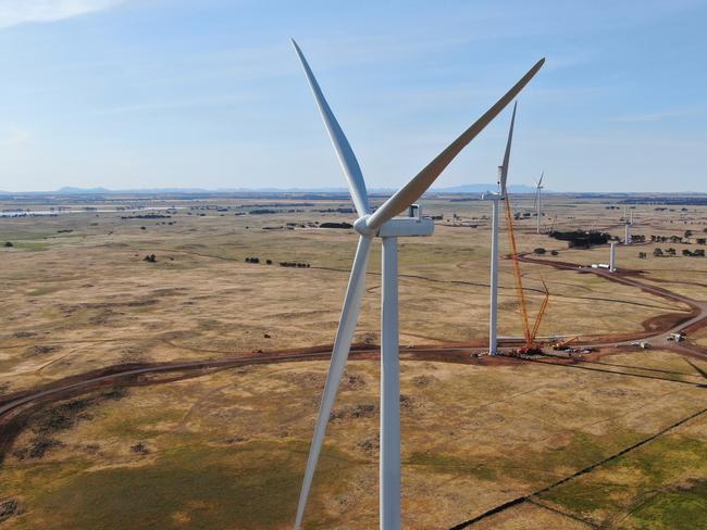 Tilt Renewables' Dundonnell wind farm under construction. Picture: SUPPLIED