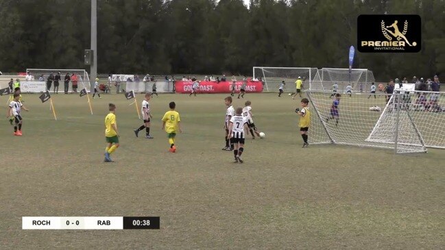 REPLAY: Premier Invitational - Gold Coast Football - ROCH v RAB (U9 Boys)