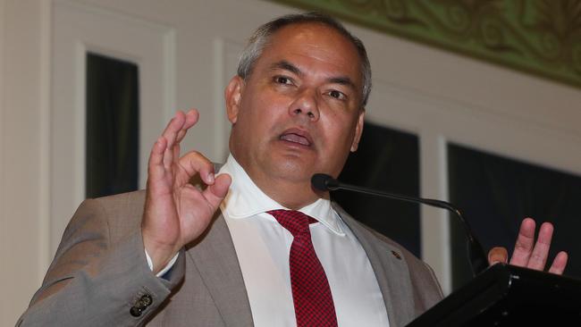 Mayor Tom Tate talks at the forum. Picture: Glenn Hampson