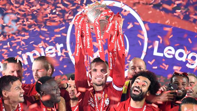 Liverpool finally lifted the Premier League trophy in 2020.