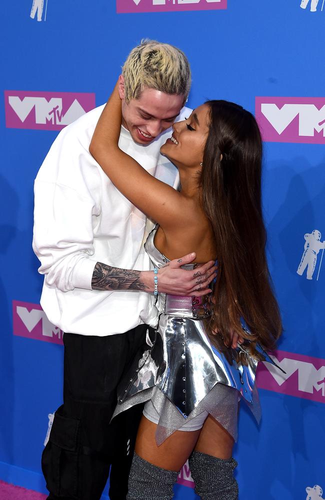 Pete Davidson was previously engaged to Ariana Grande. Picture: Jamie McCarthy/Getty Images