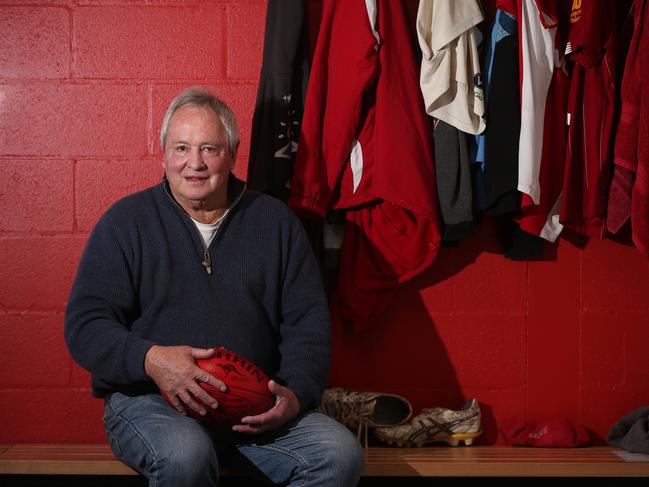 Phil Stringer was named the No 1 player in the Bellarine Football League top 50 players of all time. Picture: Alison Wynd