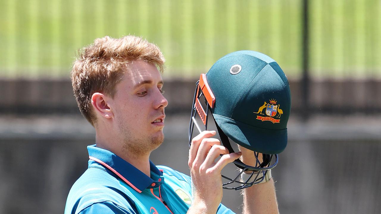 MELBOURNE, DECEMBER 23, 2023: Australian Cricket Team training at the MCG ahead of the Boxing Day Test. Cameron Green. Picture: Mark Stewart