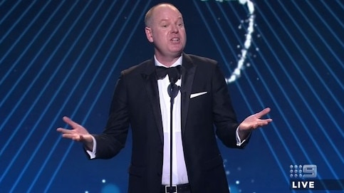 Tom Gleeson lets rip at the Logies.