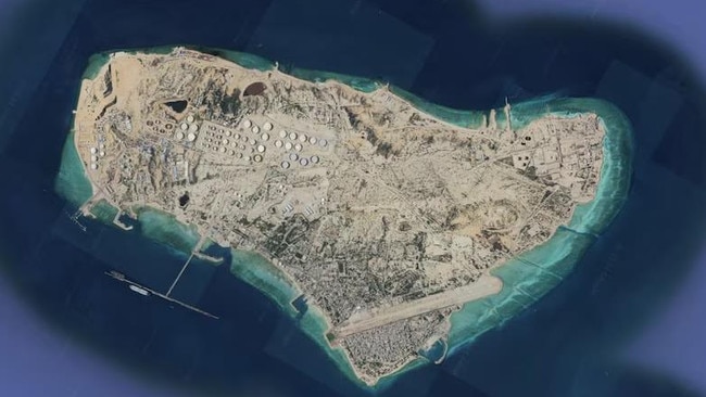 Kharg Island, the site of Iran's largest oil terminal