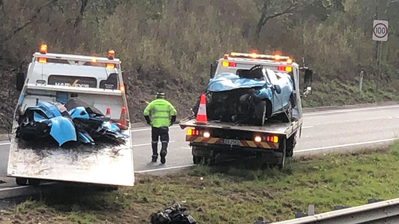 Police are investigating the cause of a fatal crash on the Warrego Highway at Karalee early Thursday morning.