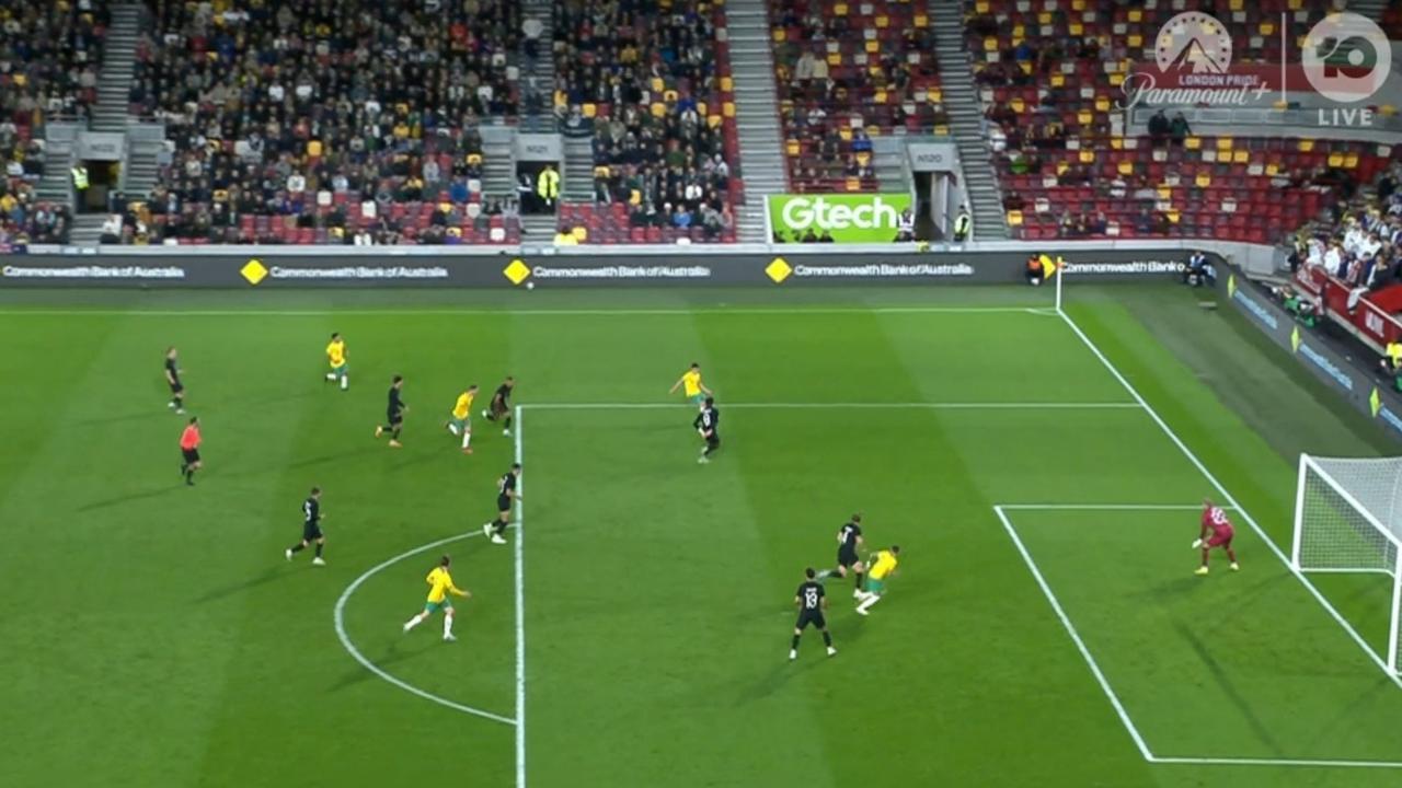 Martin Boyle was offside. Photo: Network 10.